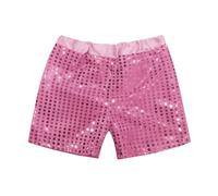 Shorts pour Fille Paillettes Jazz Disco Danse Hip-hop De Détente Coupe Jambes Larges Ample Shorts Confortable Sweatpants Jambe Large Vêtements De Danse Pantalon Court Performance (2-3 Years)