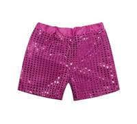 Shorts pour Fille Paillettes Jazz Disco Danse Hip-hop De Détente Coupe Jambes Larges Léger Et Ample Shorts Confortable Sweatpants Jambe Large Vêtements De Danse F403B