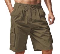 Shorts pour Hommes Pant Été Casual Pas Cher Fit Doux Outdoor Coton en Lin Vetement Chic Et Elégant Confortable Élastique Les Baroudeurs Short De Sport Homme Séchage Rapide Léger Pantalons