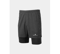 Shorts Ronhill Pour Hommes Core Twin RH-007408/R009 Tout Noir NEUF