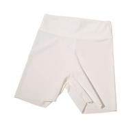 Shorts sous Robe pour Filles Enfants Pantalons Courts Sport Cycliste Legging avec Ceinture Élastique Pantalon Gymnastique Randonnée Danse Course Coloré Shorts (White, 10-11 Years)