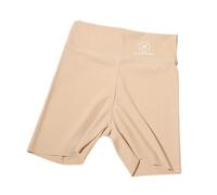 Shorts sous Robe pour Filles Enfants Pantalons Courts Sport Cycliste Legging avec Ceinture Élastique Pantalon Gymnastique Randonnée Danse Course Coloré Shorts (Beige, 10-11 Years)