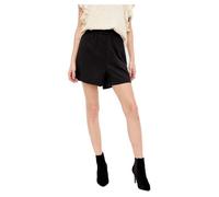 Shorts taille haute noir en fibres de lyocell TENCEL ™ pour femme 34