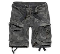 Shorts Vintage Brandit Dark Camo Pour Hommes Cargo Bermuda Camo S-7XL
