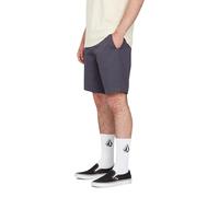 Shorts Volcom Frickin À Taille Élastique 19" - Charbon