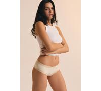 Shorty bords dentelle en microfibre - Soul - XS - Yellow - Femme - Etam
