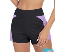 Shorty Culotte Femme sans Couture Personnalisé Couleur Uni Mes Commandes Pantalon Court Sexy Swimsuit Adolescente Bas de Maillot de Bain Shorty Natation Pas Cher Calecon Femme S