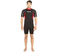 Shorty de Plongée - SEAC - Relax - 2.2mm - Noir/Rouge - Confortable et Élastique