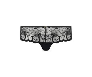Shorty dégagé femme Chantelle Fleurs Noir 40