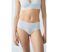 Shorty en coton biologique - Happily - 38 - Gris Souris - Femme - Etam
