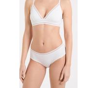 Shorty en coton biologique - Happily - 40 - Blanc - Femme - Etam
