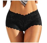 Shorty en Dentelle pour Femmes, Culotte Florale Sexy, Taille Basse, sous-vêtements Confortables pour Dames, Lingerie féminine Sexy Coquine