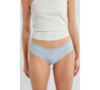 Shorty en microfibre détails dentelle - Power - XL - Bleu - Femme - Etam