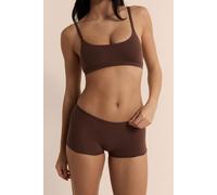 Shorty en microfibre - Pure Soft - L - Brown - Femme - Etam