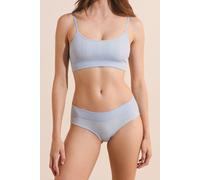 Shorty en pointelle - Daily Seamless - S - Bleu - Femme - Etam