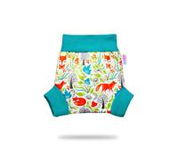 Shorty en PUL Petit Lulu | Culotte de Protection | Pull Up Couche | Couvre-Couche | Taille L | Réutilisable & Lavable | Étanche | Couches Lavables | Fabriqué en Europe (Foxes)