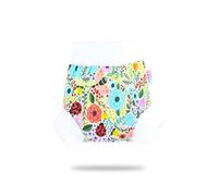 Shorty en PUL Petit Lulu | Culotte de Protection | Pull Up Couche | Couvre-Couche | Taille XL | Réutilisable & Lavable | Étanche | Couches Lavables | Fabriqué en Europe (Blooming Garden)