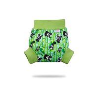 Shorty en PUL Petit Lulu | Culotte de Protection | Pull Up Couche | Couvre-Couche | Taille XL | Réutilisable & Lavable | Étanche | Couches Lavables | Fabriqué en Europe (Panda Bears)