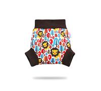 Shorty en PUL Petit Lulu | Culotte de Protection | Pull Up Couche | Couvre-Couche | Taille XL | Réutilisable & Lavable | Étanche | Couches Lavables | Fabriqué en Europe (Jungle King)