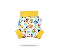 Shorty en PUL Petit Lulu | Culotte de Protection | Pull Up Couche | Couvre-Couche | Taille XL | Réutilisable & Lavable | Étanche | Couches Lavables | Fabriqué en Europe (Crazy Animals)