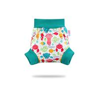 Shorty en PUL Petit Lulu | Culotte de Protection | Pull Up Couche | Couvre-Couche | Taille XL | Réutilisable & Lavable | Étanche | Couches Lavables | Fabriqué en Europe (Lagoon)