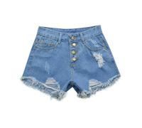 Shorty Femme Jean Taille Basse Jeans Vintage Short Bermuda Raspail Leopard Salopette Elastique Mini en Grande À Perles De Course Pantalon Court D'été Sexy pour Femme, Haute, Bain