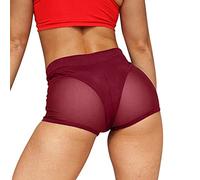 Shorty Femme Pole Dance Legging Yoga sans Couture Push Up Short Sport Boxer Pants Shorts De Bain sous Vetement Running À Paillettes Mini Vêtements Tenue sous-Vêtements Sexy pour Hot