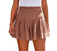 Shorty Minceur Cycliste Femme Couleur Uni Plage Short Course a Pied Shorts de Course À Pied Bermudas Ete Taille Elastique Large Lin Bermuda Femme Ete Fluide Acheter en Ligne XXL