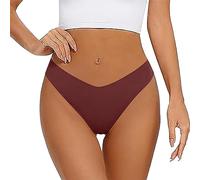 Shorty sans Couture Femme Taille Basse, Culotte sans Complexe Invisible