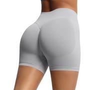 Shorty Taille Haute pour Femme, Short de Cyclisme Push Up Legging Court Shorts de Yoga Shorts de Gym Opaque Collants Pantalon Court Anti Cellulite Hot Pant pour Yoga Gym Cycliste Sport
