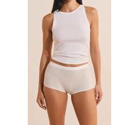 Shorty uni - Hanna - S - Gris Pale - Femme - Etam