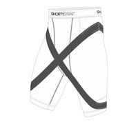 Shortystrap - Short de Compression - Pubalgies & Adducteurs - Blanc (XS)