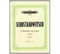 Partitions classique EDITION PETERS SHOSTAKOVICH DMITRY - 24 PRELUDES & FUGUES OP.87 VOL.2 - PIANO Piano