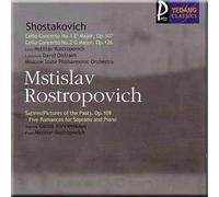 Shostakovich - Cello Concerto Nos.1 & 2, Satires (Pictures of the Past) - Mstislav Rostropovich