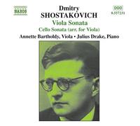 Shostakovich, D. – Sonate pour alto et piano – CD – Import – NAXOS