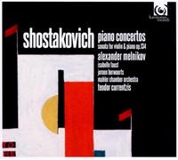 Shostakovich: Piano Concerto No.2, Sonata for Violin & Piano, Concerto for Piano, Trumpet & String Orchestra by Alexander Melnikov (2012-02-14)