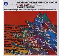 Shostakovich / Previn, Andre - Symphony 13 Babi y [Import]