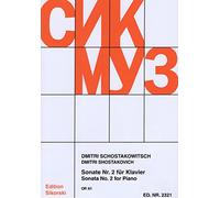 SHOSTAKOVICH - Sonate No 2 Op.61 pour Piano