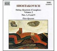 Eder Quartet – Chostakovitch : Quatuors à cordes n° 1, 8 et 9 – CD – NAXOS