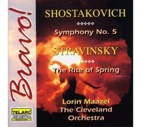 Shostakovich Symphony 5 Stravinsky Rite of Spring by Lorin Maazel (1993-07-13)