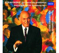 Shostakovich: Symphony No.1/Stravinsky: Le Sacre du Printemps (SHM-CD) [Import]