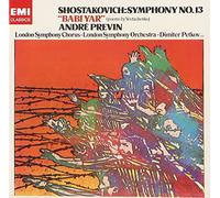 Shostakovich:Symphony No.13 [Import allemand]