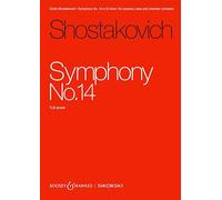 Shostakovich: Symphony No. 14 Op. 135 for Soprano, Bass, Orchestra Study Score