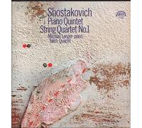 Shostakovitch / Miroslav Langer, Talich Quartet - Piano Quintet - String Quartet No. 1 [Vinyle LP record]