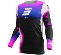 Shot Aerolite Astral Maillot de motocross, noir-rose, taille M pour homme