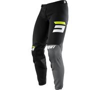 Shot Aerolite Gradient Pantalon de motocross, noir-blanc-jaune, taille 26 pour homme