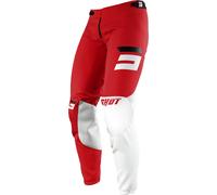 Shot Aerolite Gradient Pantalon de motocross, noir-blanc-rouge, taille 26 pour homme