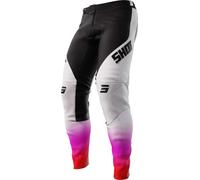 Shot Aerolite Honor Pantalons de motocross, noir-rose, taille 40 pour homme