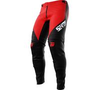 Shot Aerolite Honor Pantalons de motocross, noir-rouge, taille 36 pour homme