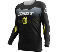 Shot Aerolite HVA Maillot de motocross, gris, taille L pour homme